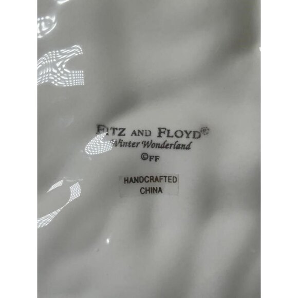 Fitz and Floyd Christmas Canapé Plate - Winter Wonderland - Picture 4 of 4